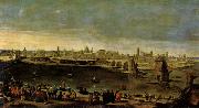 Maino, Juan Bautista del View of the City of Zaragoza oil painting reproduction